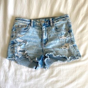 American Eagle light blue shorts